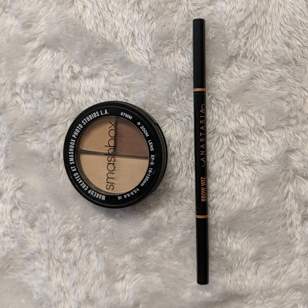 Smashbox pallette and ABH brow wiz